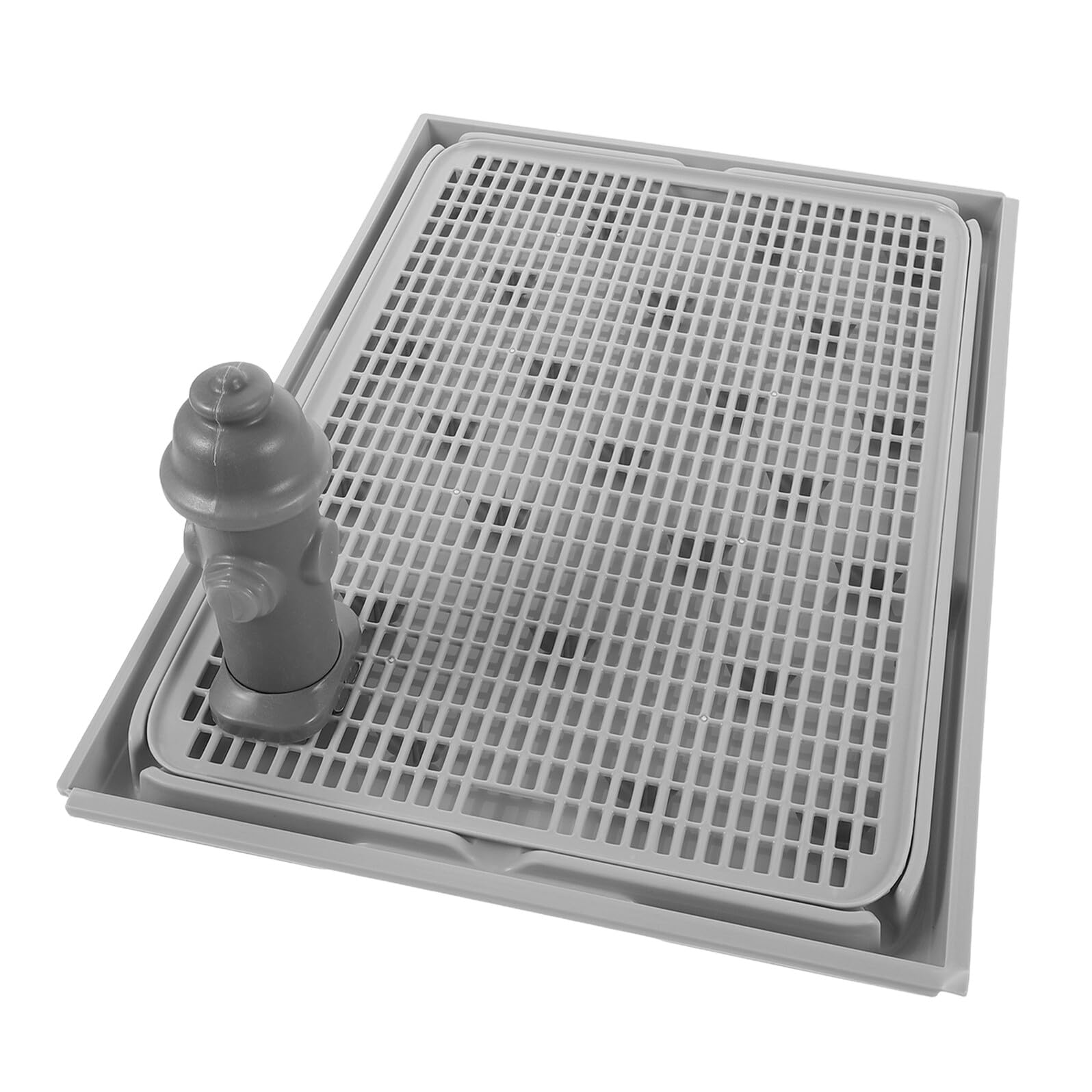 Toilettes pour chien intérieur anti-fuite avec poteau amovible