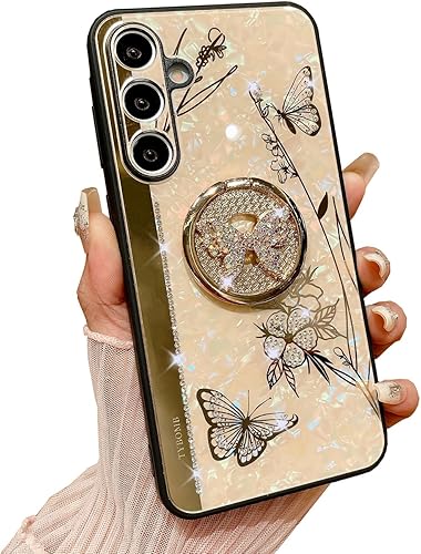 Funda de lujo para Samsung Galaxy A54 Bling para mujeres, niñas, adolescentes, diseño lindo con diamantes de imitación de diamantes de imitación 3D