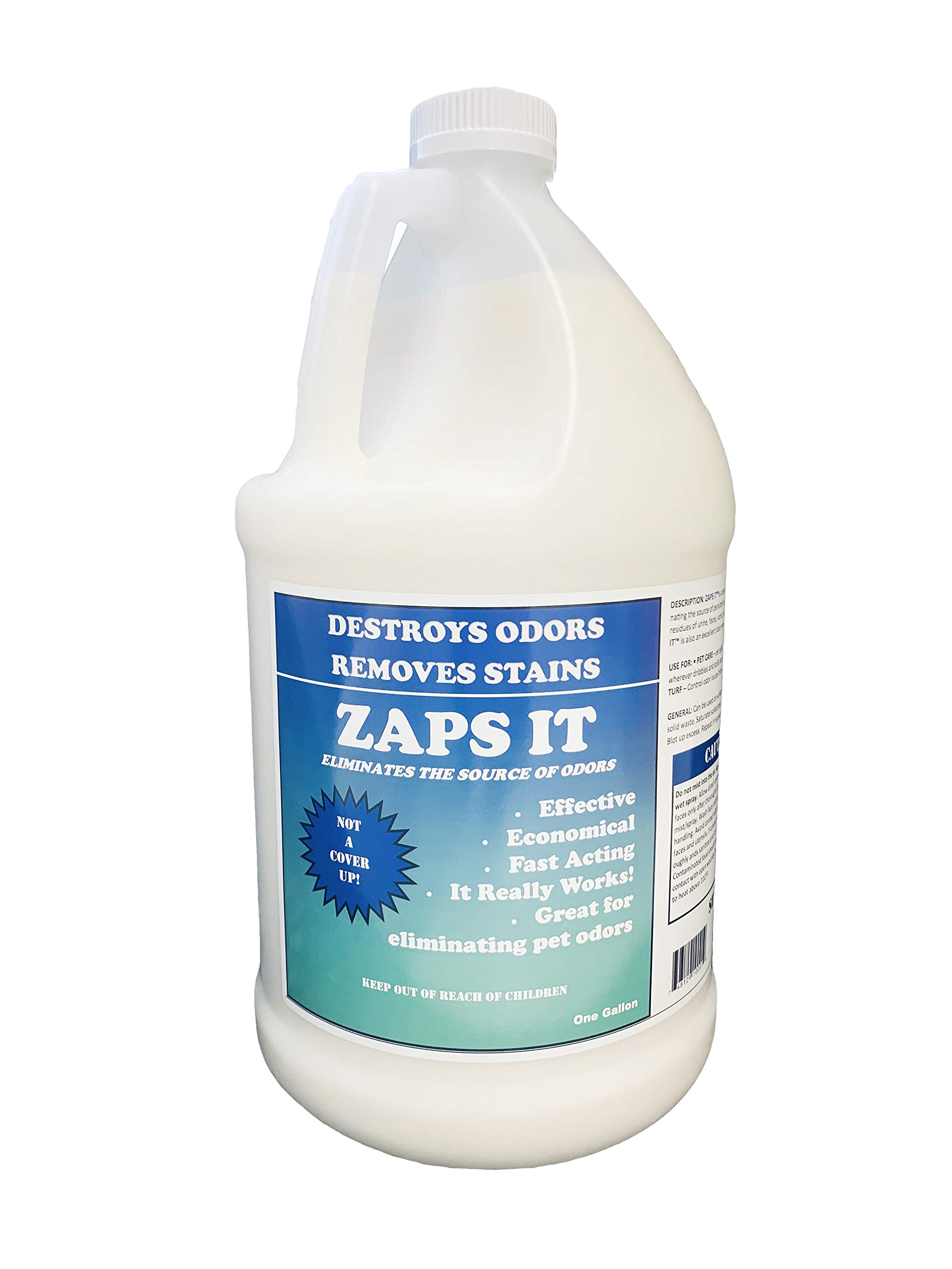 Buy Zaps It Professional Concentrate Natural Pet Odor Eliminator (1 Gallon Makes 32 gallons of
