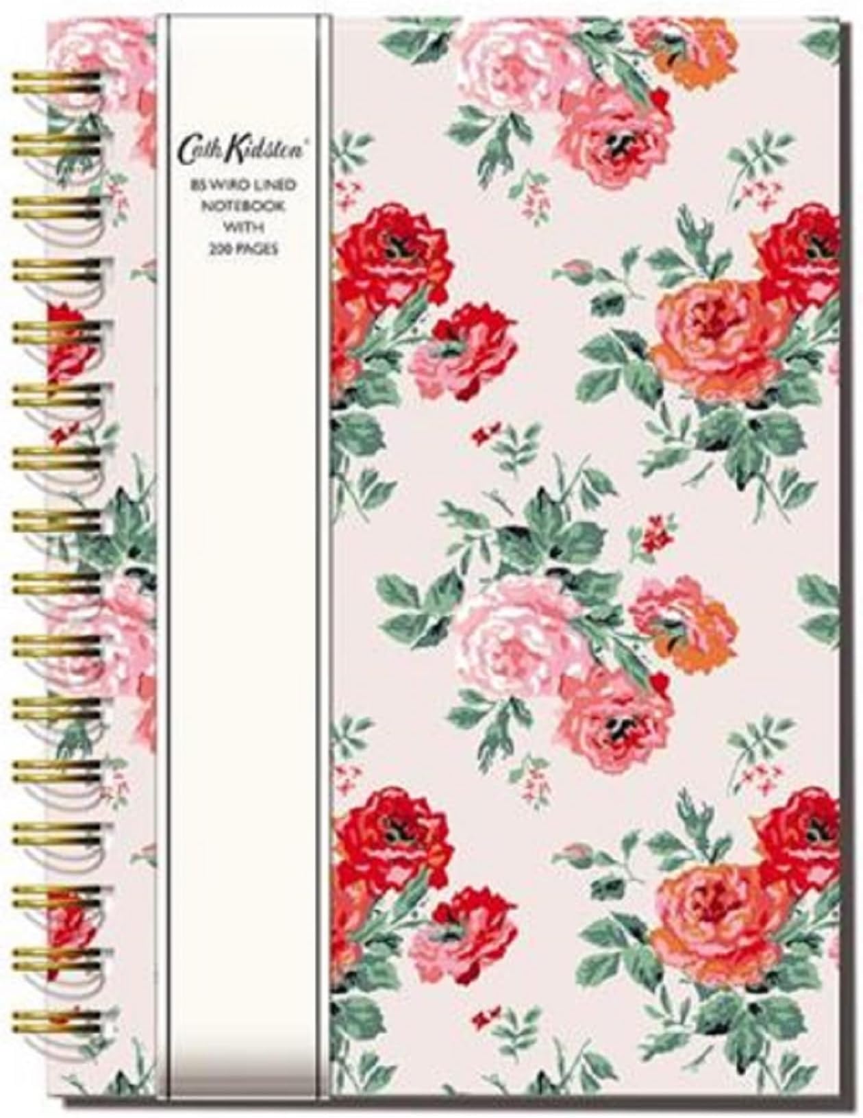 Cath Kidston B5 Wiro Lined Notebook with 200 Pages - Hardback