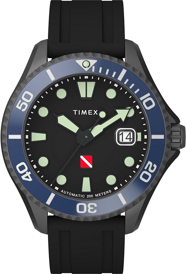 Cinturino Orologio In Silicone Nero - Larghezza 18 Mm, Fibbia