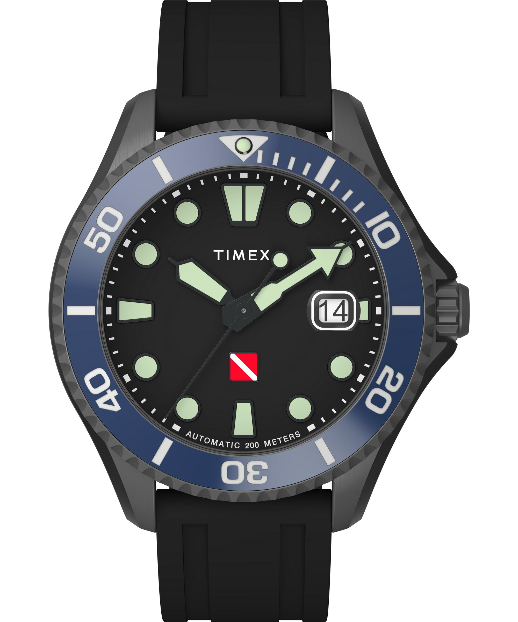 twwデニム　xs/s　deepnavy Amazon.com: Timex Men's Deep Water 44mm Watch - Black Strap Black