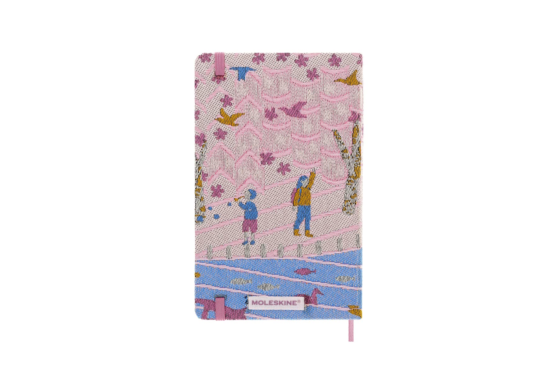 Moleskine Scatola da Collezione Sakura, Set con Taccuino in Edizione Limitata, Taccuino Sakura, Copertina Rigida in Tessuto, Dimensioni Large 13 x 21 cm, Colore Rosa Scuro