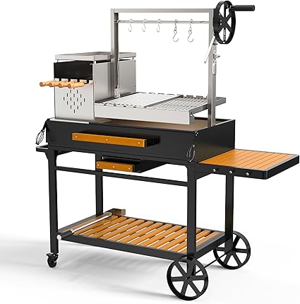 Brand-Man Santa Maria Grill Argentine with Brasero, Wood & Charcoal