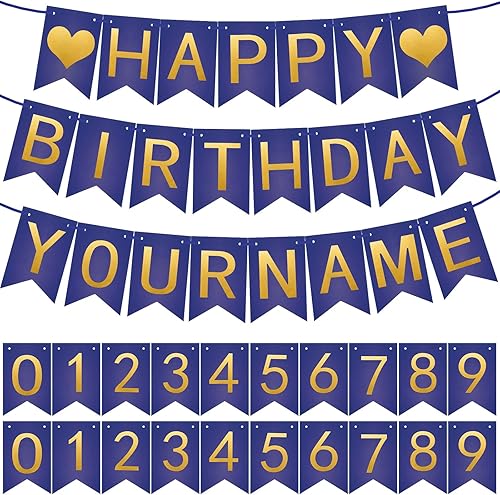 Miniatura 8 de 124 carteles de feliz cumpleaños, pancarta de bricolaje de cumpleaños, reutilizable, para múltiples ocasiones, decoraciones de fiesta, banderines