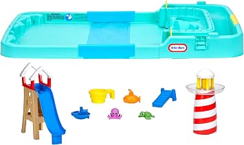 Little Tikes Splash Beach Water Table Splash Pad for Kids، Boys، Girls Ages 2 + Years