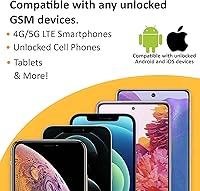 Vista 9 de SpeedTalk Mobile Plan de pago inalámbrico prepago de $5 para teléfonos inteligentes y teléfonos celulares 5G 4G LTE 100 conversaciones, 100