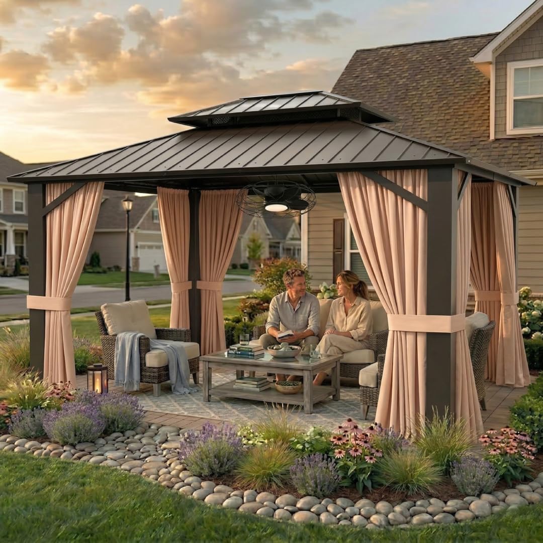 SOLUMIA 10x12 Hardtop Gazebo