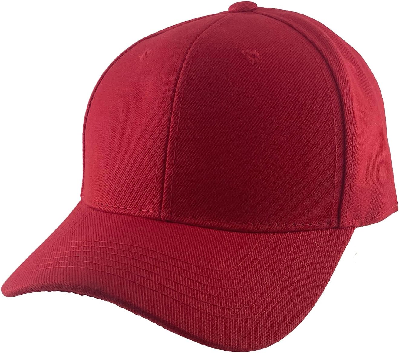 Blank Fitted Curved Cap Hat