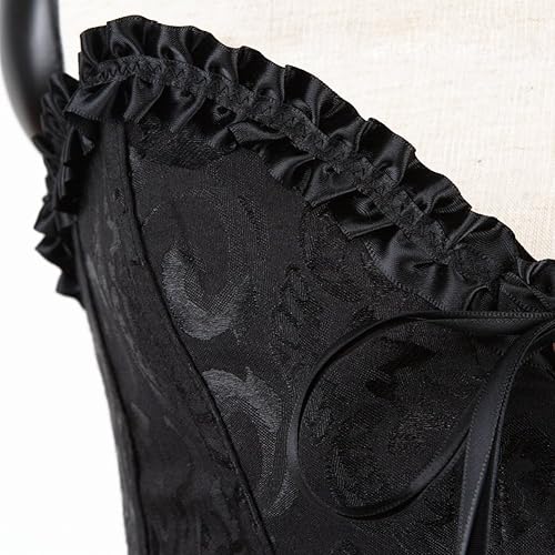 Miniatura 7 de Zhitunemi Tops de corsé renacentista para mujeres corsés blancos trajes de Halloween de talla grande - Ren Faire para el festival del Renacimiento