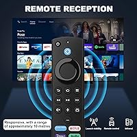 Vista 5 de Control remoto de repuesto L5B83G (3 generación) con función de voz, apto para Fire Smart TV Stick (2n Gen, 3 generación, Lite 4K), Smart TVs Cube
