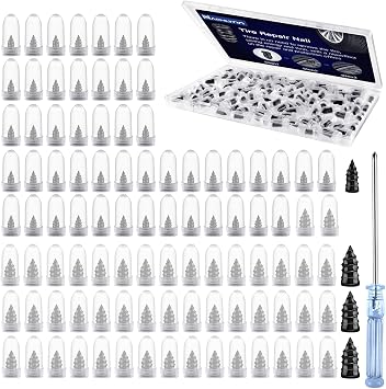 NACHLYNN 100 Pcs Tire Repair Nails Rubber Screw Tool Self-Service Tire Repair Nail Self-Tapping Screw for Car Motorcycle Truck