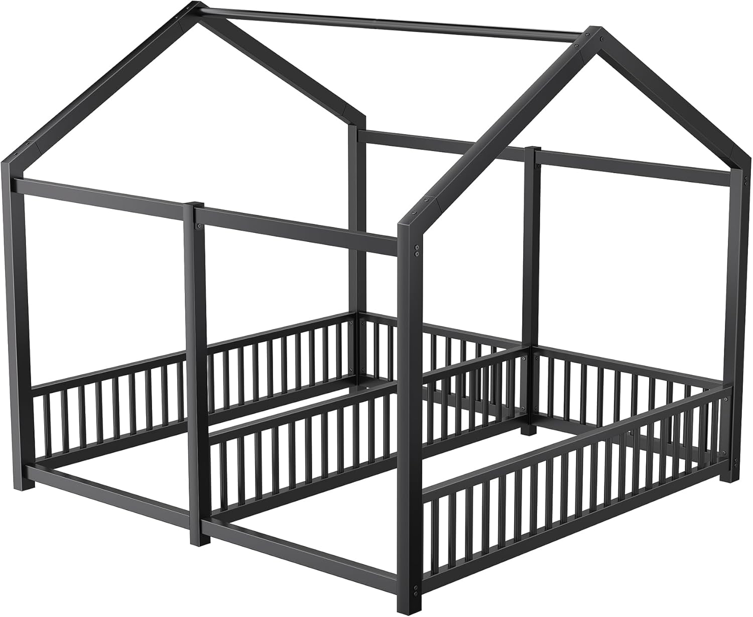 Angolato view of the PVWIIK Double Montessori Floor Bed