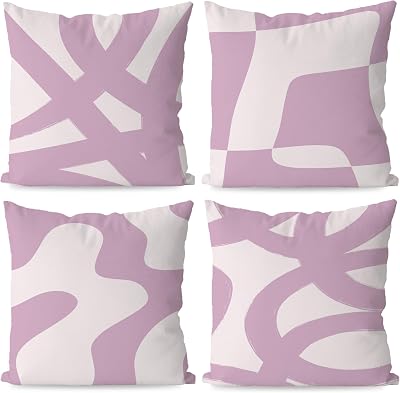Ginko Leaves Watercolor Satin Pillow Covers 26x26 Inch - Gold & Turquoise Decorative Cushion Cases For Sofa, Bed