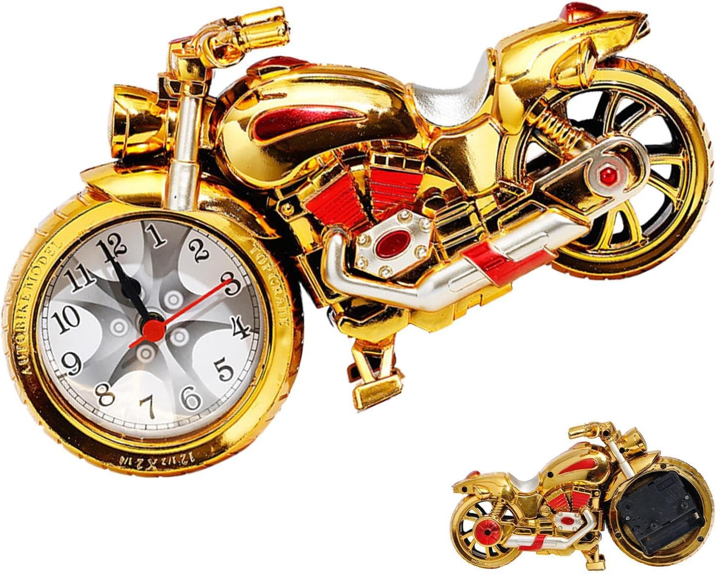 – Vintage Alarm Clock | Motorcycle Shape Table Alert | Motorcycle Shape Bedroom Alarm Clock,for Bedroom Bookshelf Living Room Dorm Apartment Workplace