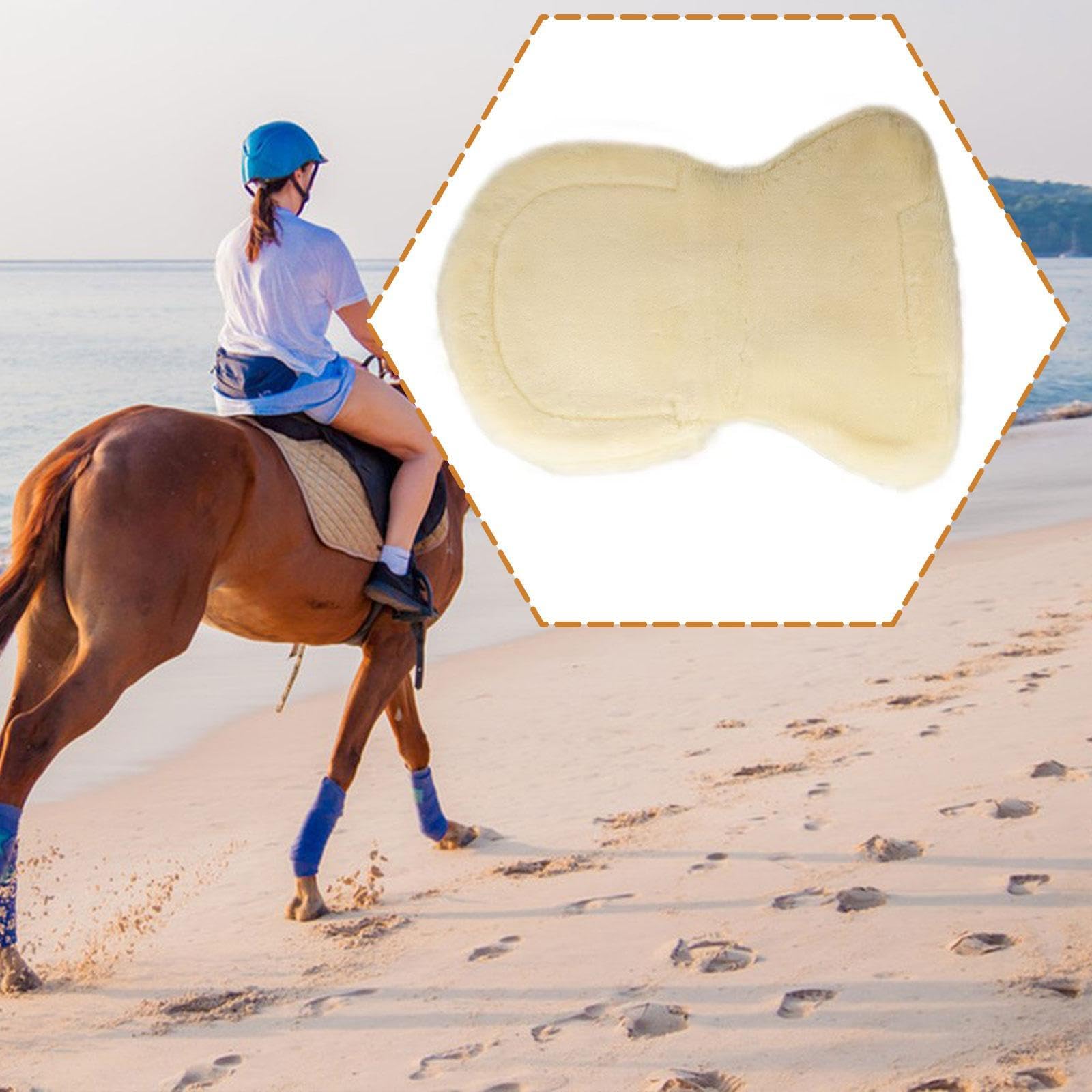 Almohadilla de Silicona Suave para Silla de Montar, Ideal para Entrenamiento de Salto Y Clásica Western.
