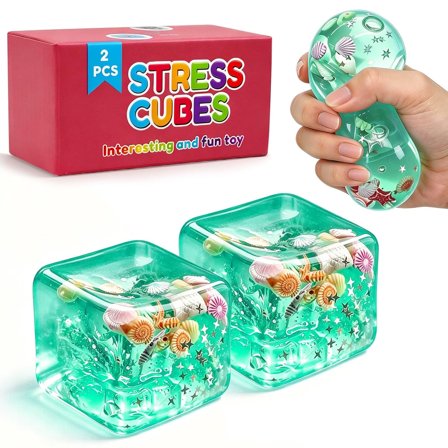 Ice Cube Squishy Stress
