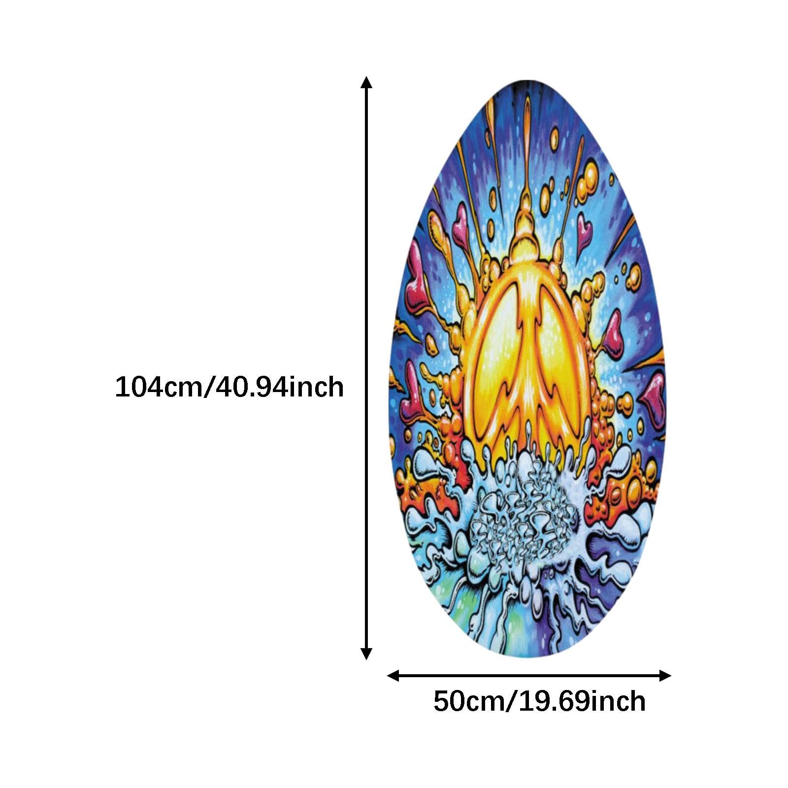 rockible Skimboard 41 Zoll, Outdoor-Surfbrett für Anfänger und Fortgeschrittene