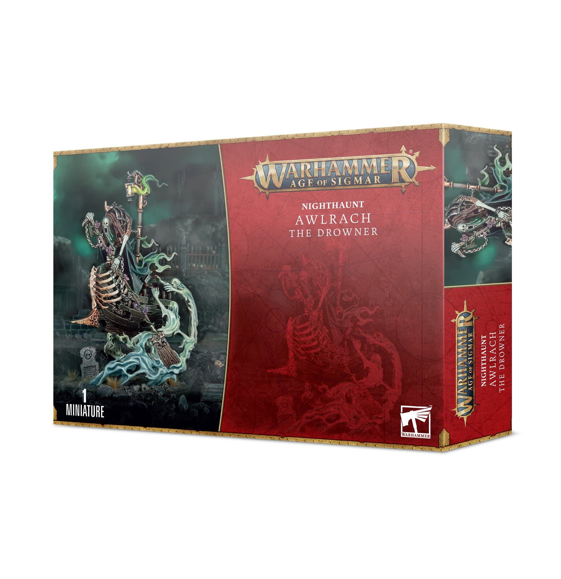 Games Workshop - Warhammer - Age of Sigmar - Nighthaunt Awlrach The Drowner, Holz