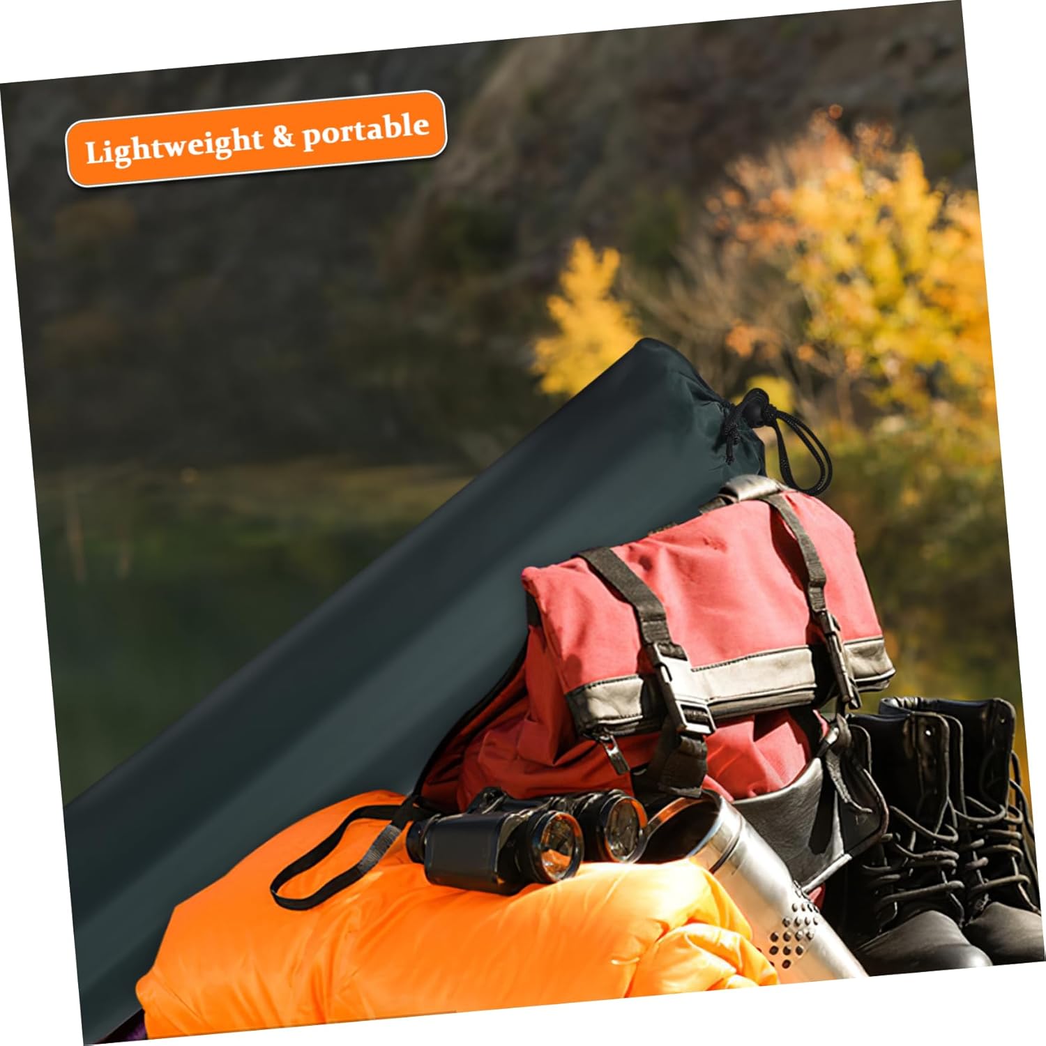 VANZACK Self Inflating Camping Mat Large Automatic Inflating Sleeping Pad Portable for Adults Skin-Friendly Surface Pillow