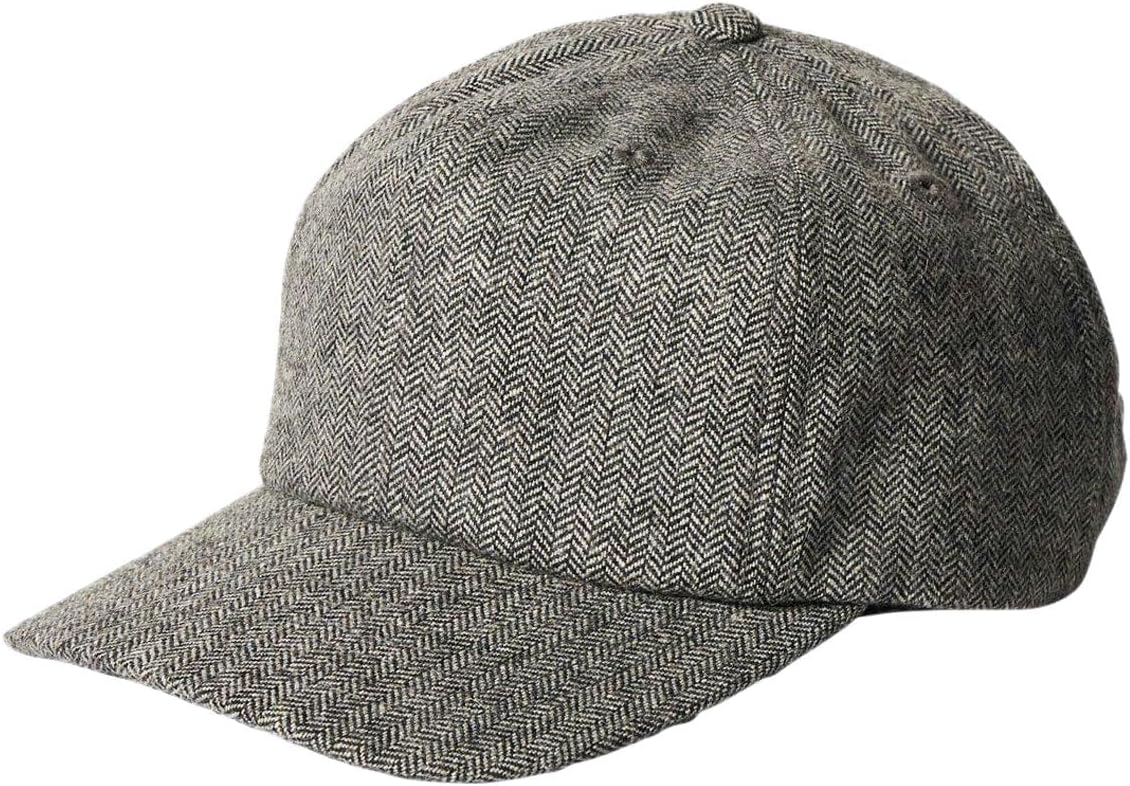 Brixton Shelby Mp Adj Hat - Grey/Black Herringbone