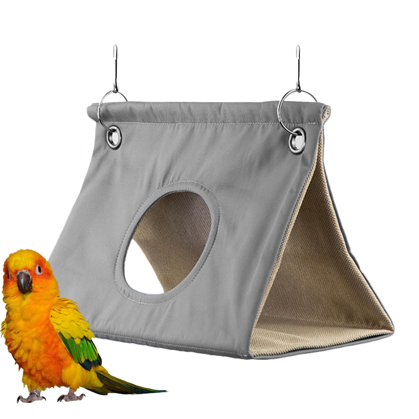 バードテント　モコモコハウス　ベーシュ Amazon.co.jp: インコのベッド、鳥のテント | バードネストハウス