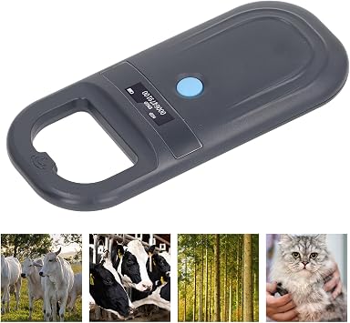 Pet Microchip Reader Scanner, 134.2Khz Pet Chip Scanner with 128 Records Data Storage, Animal Tag Scanner, for EMID, FDX B ISO11784/85