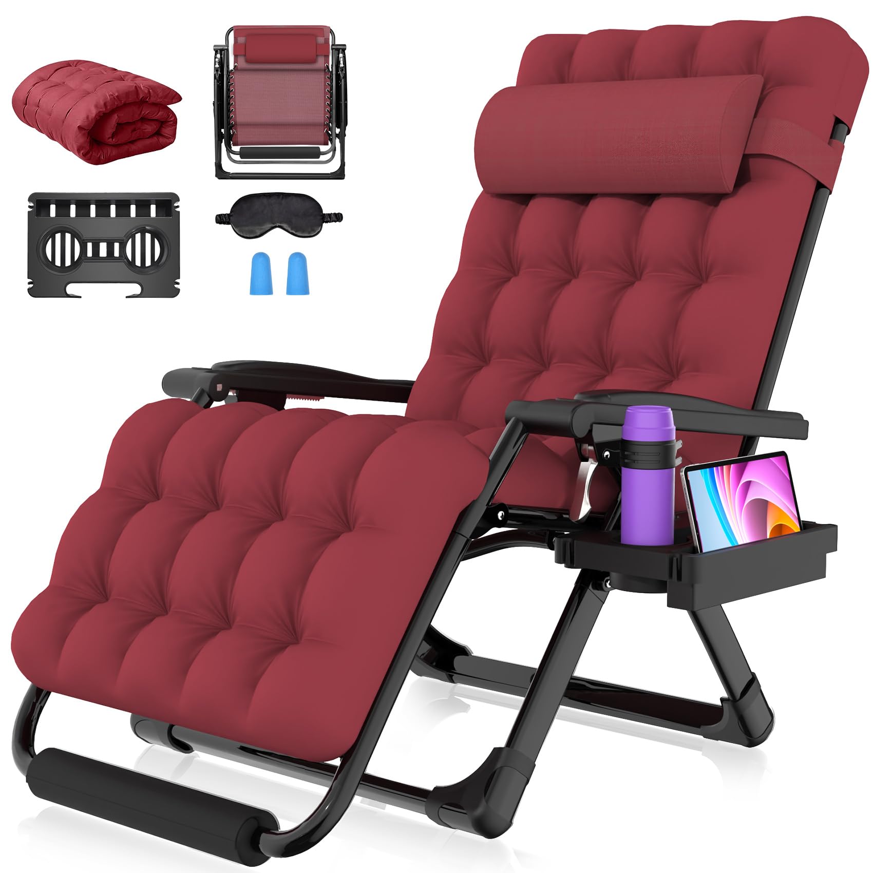 Amazon.com : Suteck Oversized Zero Gravity Chair,33In XXL