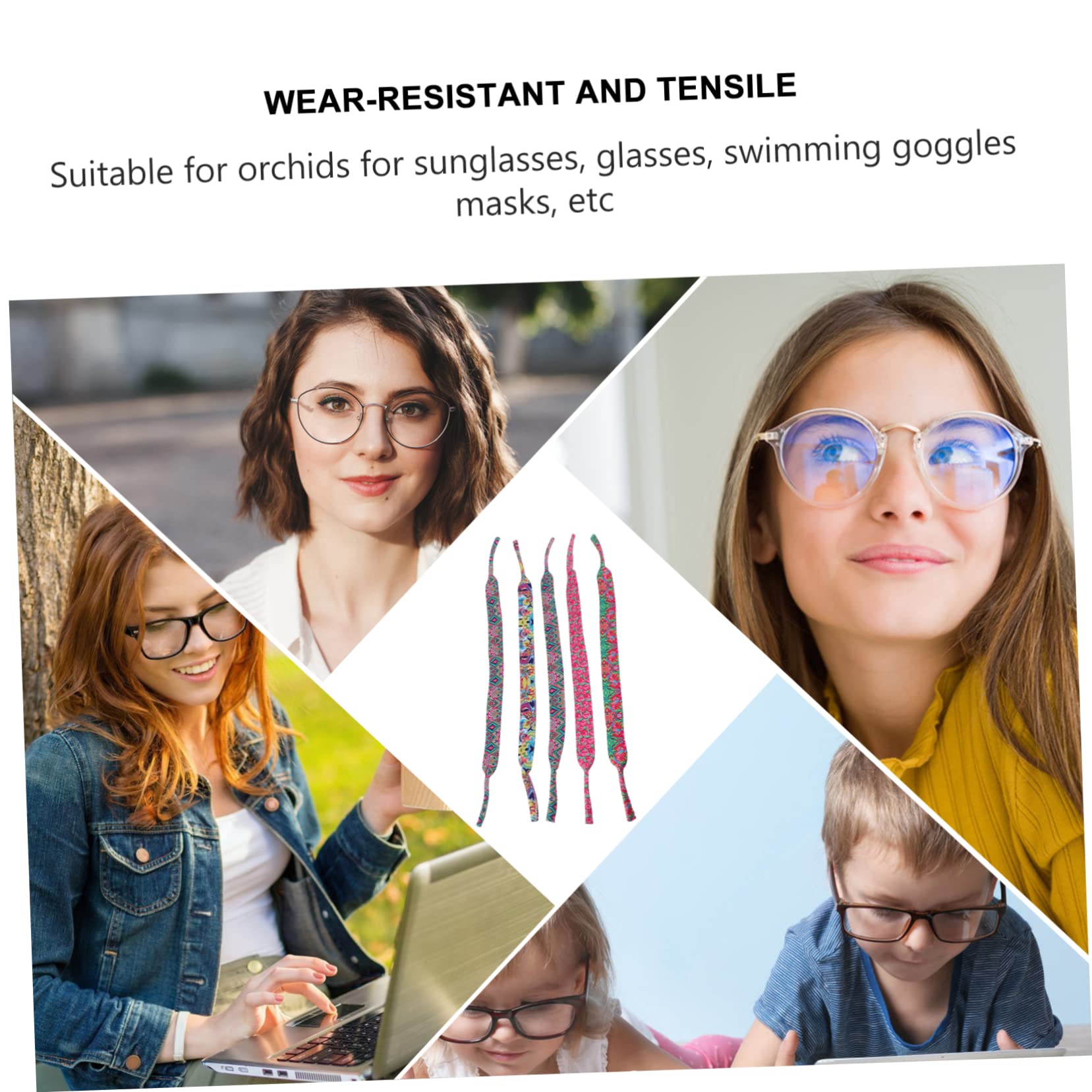 VALICLUD Correa De Gafas Retenedores De Gafas Correa Gafas Agarre De Gafas Soporte De Pared Para Gafas Poseedor Titular De Las Gafas De Sol Cinturones De Gafas Neopreno
