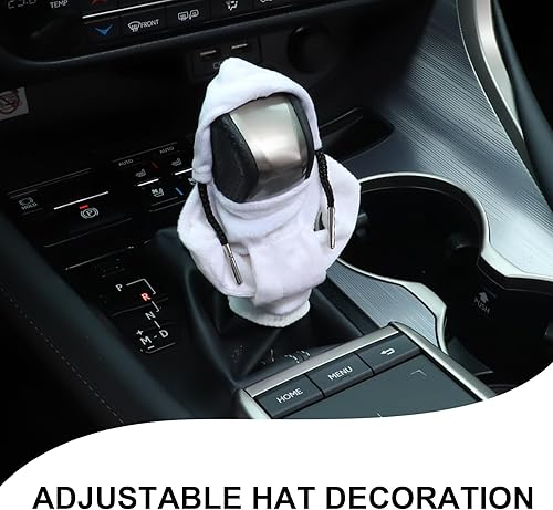 Miniatura 4 de Funda para palanca de cambios de automóvil, con capucha para decoración de automóvil, cubierta de palanca de cambios de ajuste universal, accesorios
