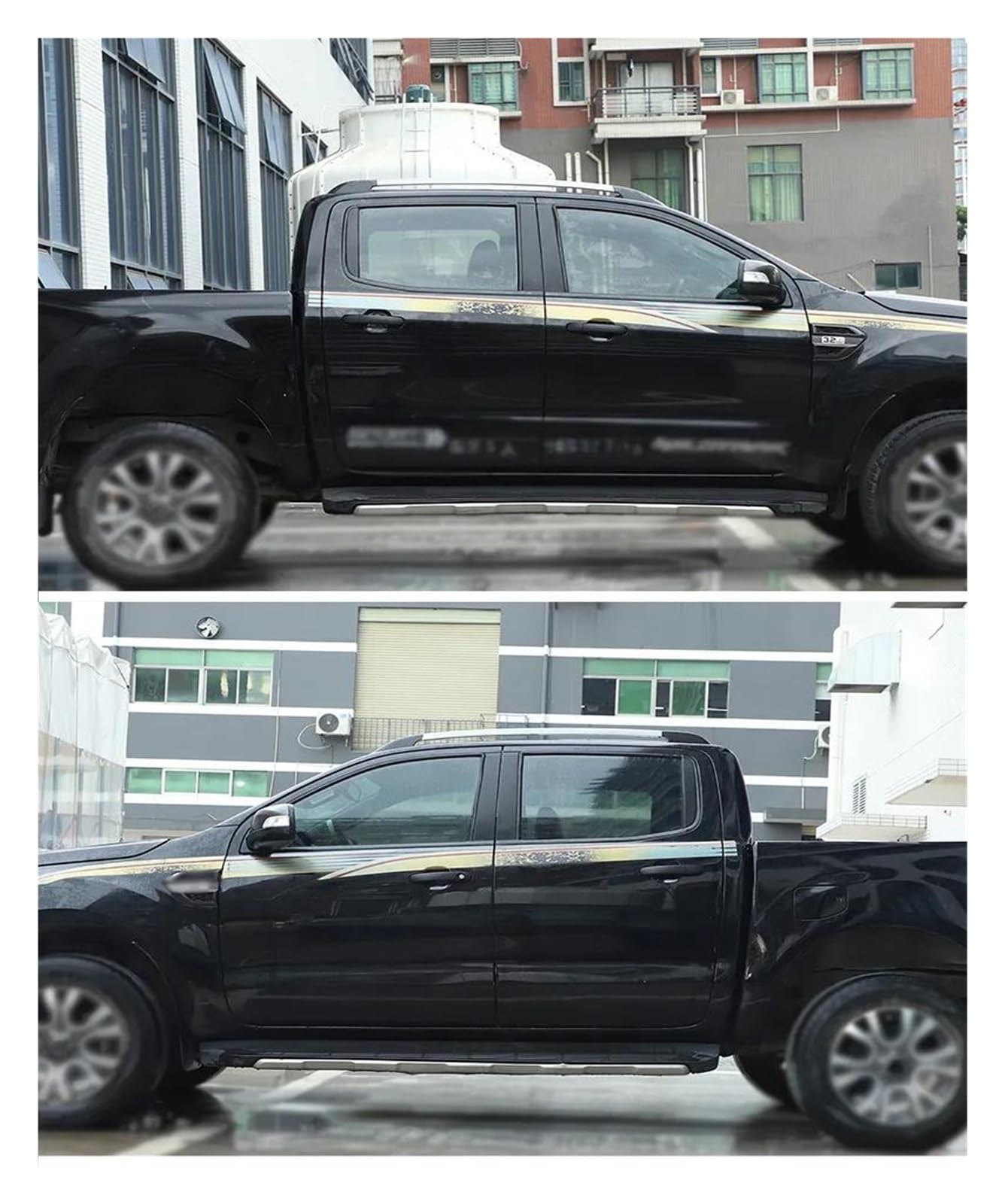 DEHIWI Maniglie interne per portiere Per Ranger T6 T7 ABS Nero Copertura Della Maniglia Della Portiera Dell'auto Adesivo Decorativo Accessori Della Copertura Protettiva Della Maniglia Della Porta