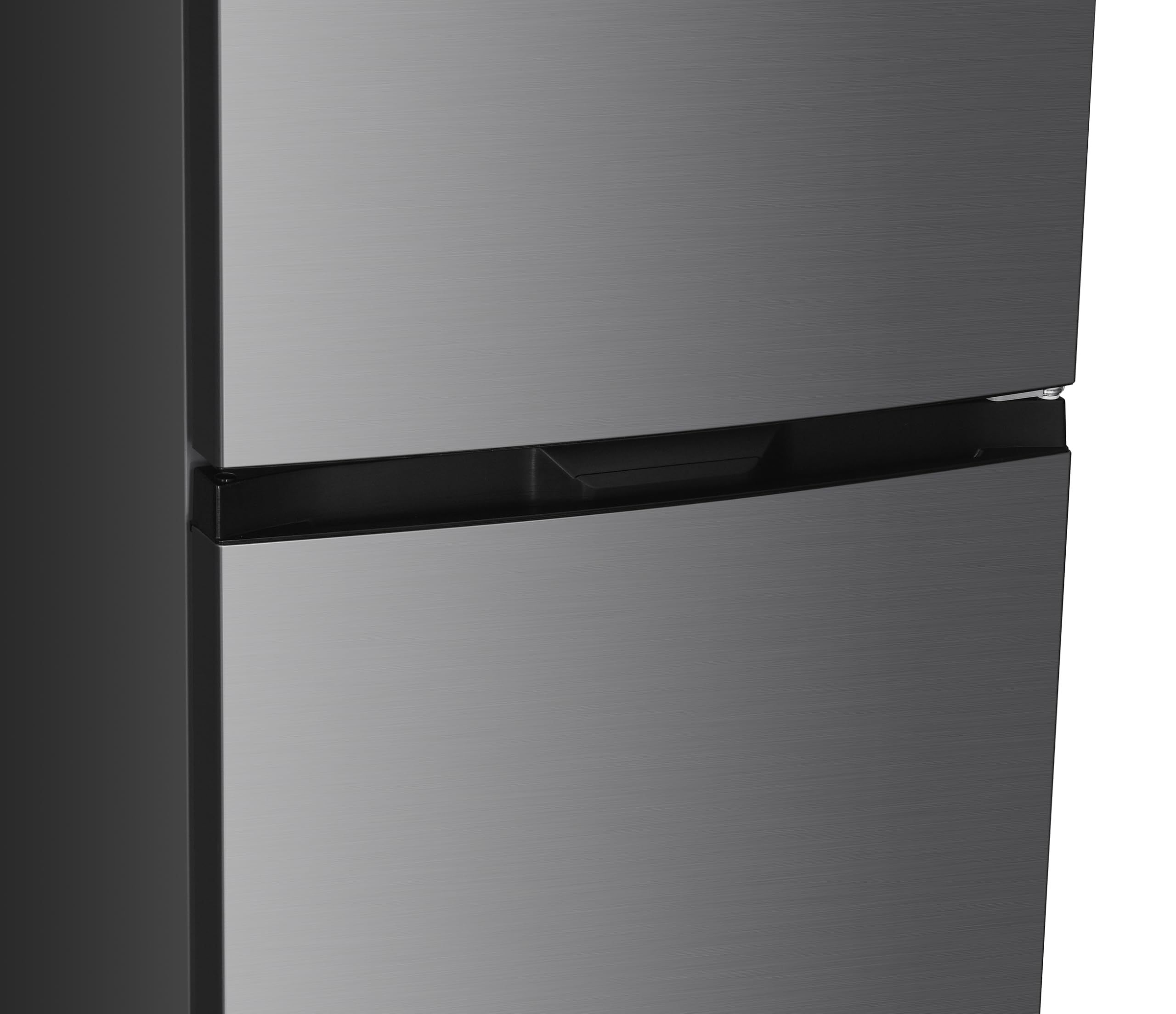 homeX Kühlschrank mit Gefrierfach No Frost, Kühl-Gefrier-Kombination freistehend, groß - 253 Liter, Super-Frost-Funktion, leise Kühlgefrierkombi, EEK C, Kühl Gefrierkombination, silber, CFSN2531C-S