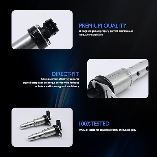 Miniatura 5 de HiSport Solenoide de Sincronización Variable de Válvulas del Motor VANOS VVT 11367585425- Reemplazo de Válvula de Control de Aceite Para BMW Serie 1