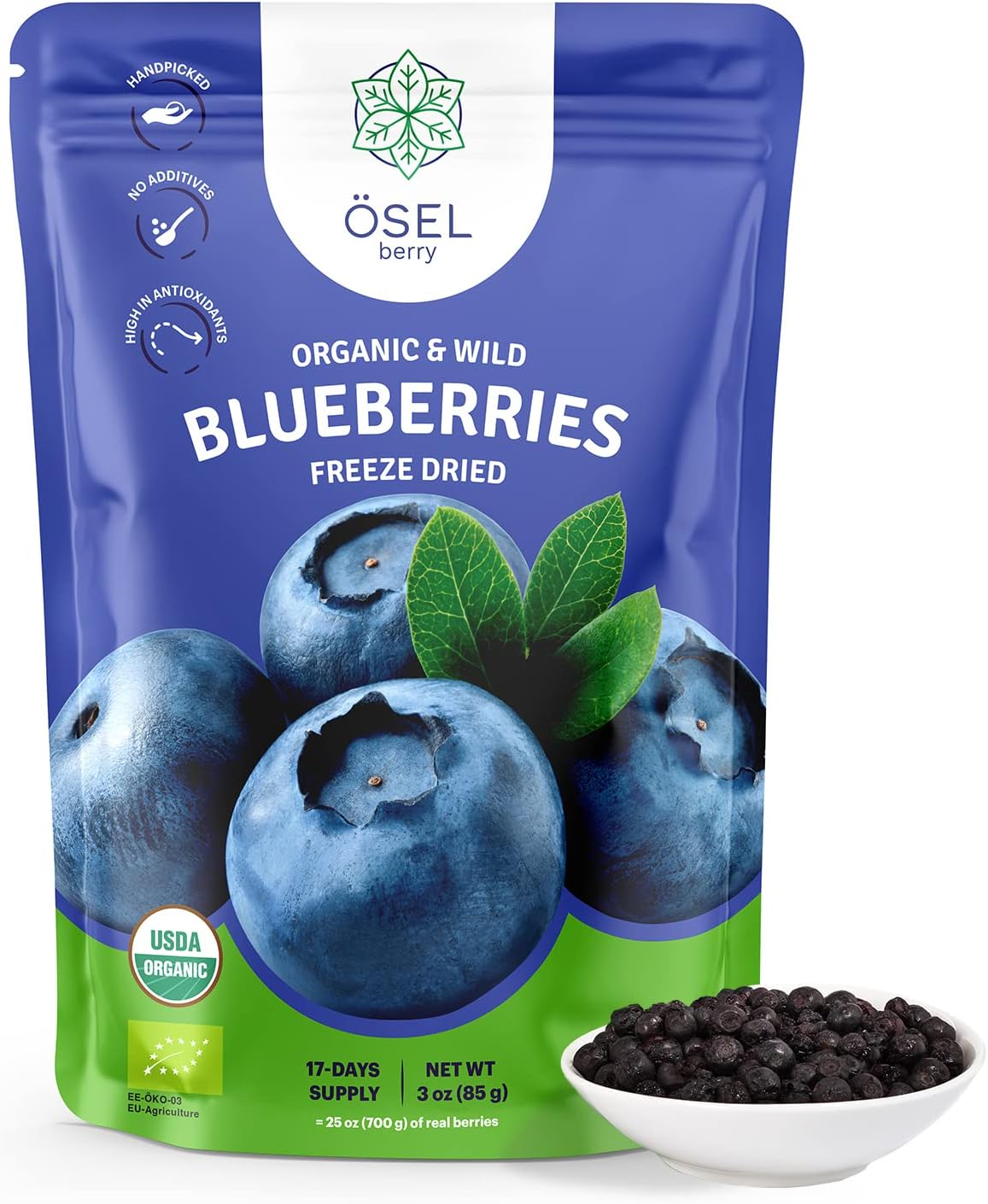 Kirkland Signature Organic Dried Blueberries, 20 Ounce