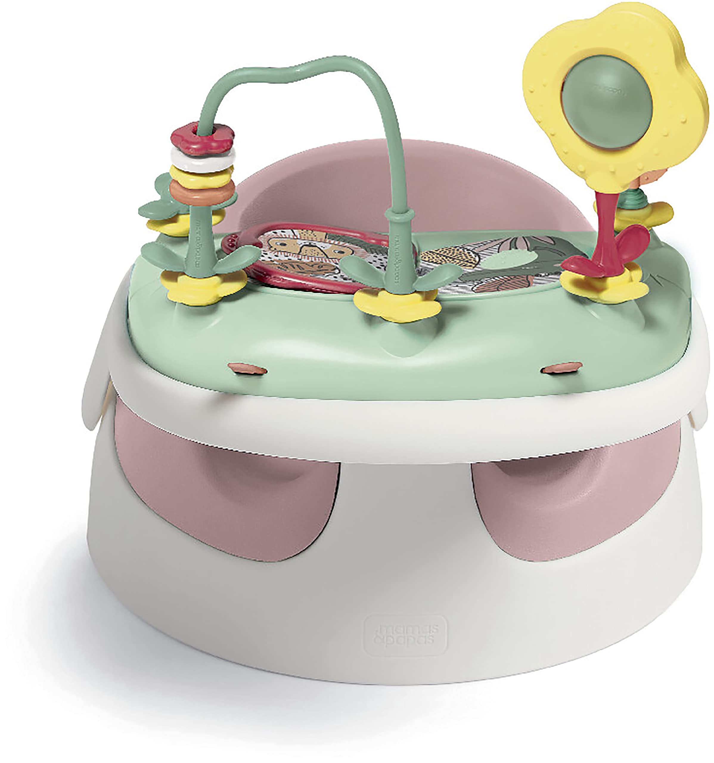 Mamas & Papas Baby Snug seggiolino, vassoio attività regolabile, design resistente, stabile e facile da pulire, Blossom (rosa)