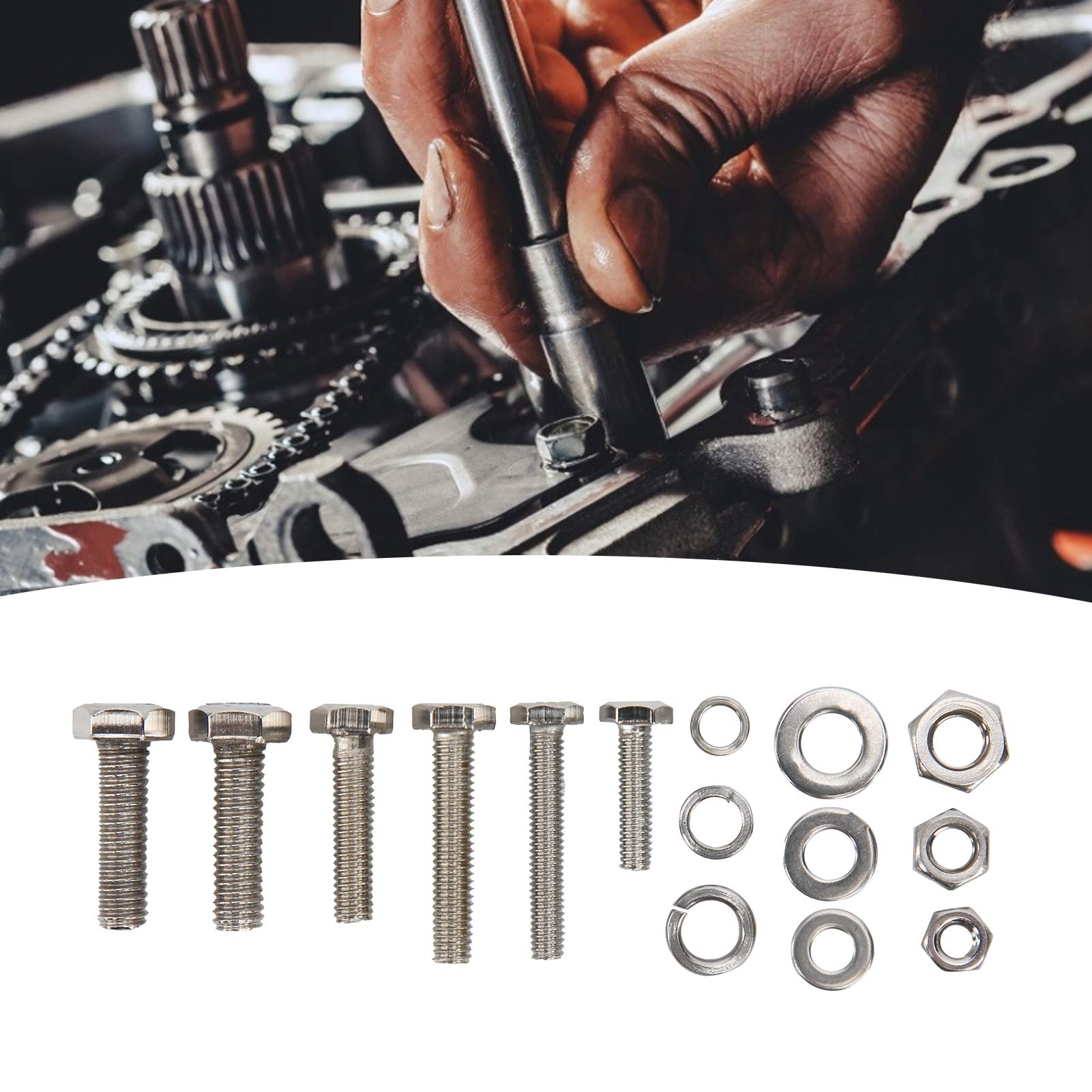 Assortiment de 475 pièces M4/5/6 S, pour Macry and Equipment, Well Organized in Reable Transparent Box