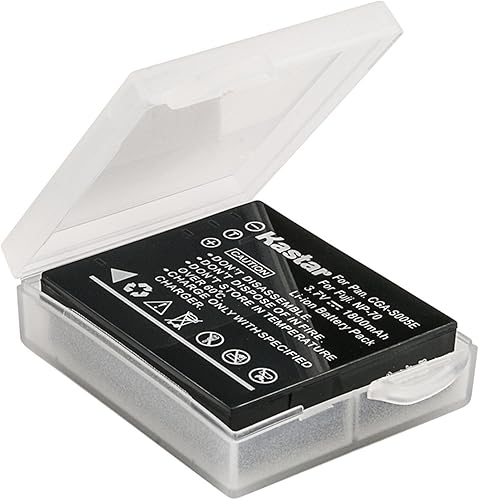 Kastar - Batería para Panasonic CGA-S005 y Lumix DMC-FS1 DMC-FS2 DMC-FX01 DMC-FX07 DMC-FX10 DMC-FX100 DMC-FX12 DMC-FX150 DMC-FX180 DMC-FX3 DMC-FX50