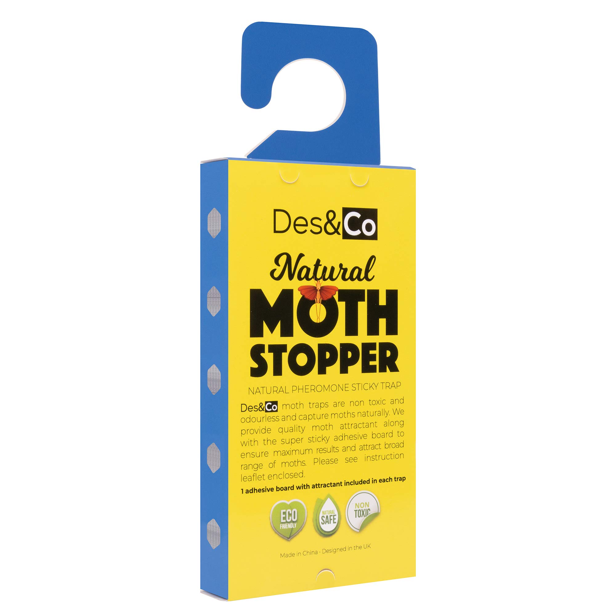 Buy Des&Co Moth Trap For Clothes Moths And Carpet Moths Reusable