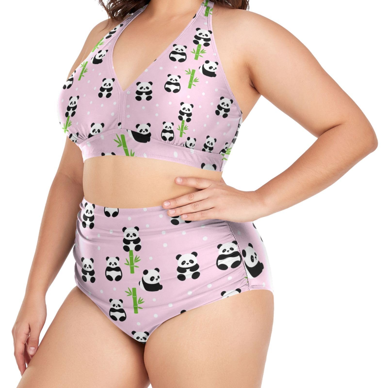 FRODOTGV Costumi da bagno donna taglie forti L-4XL