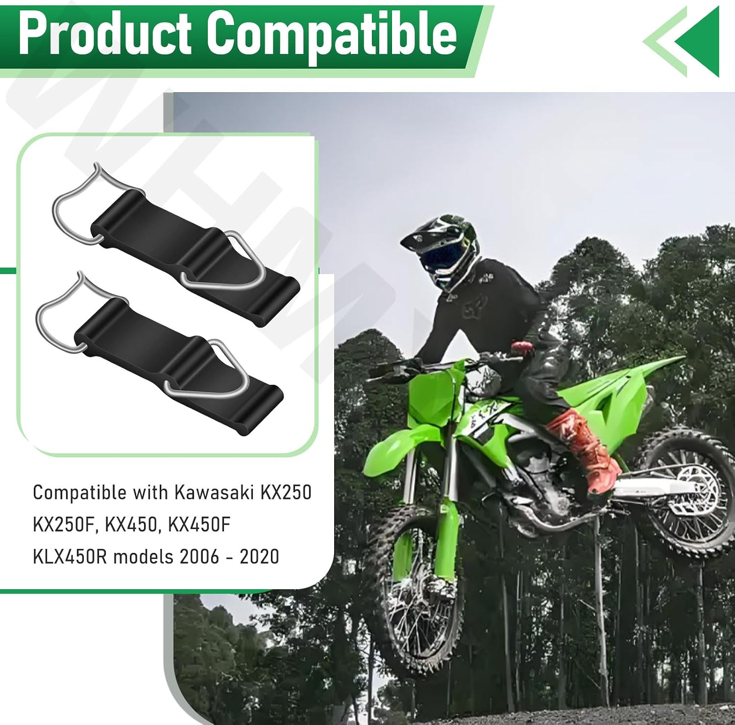 92072-0045 Fuel Tank Band For Kawasaki KX250 F KX450 F KLX450R (2006-2020）