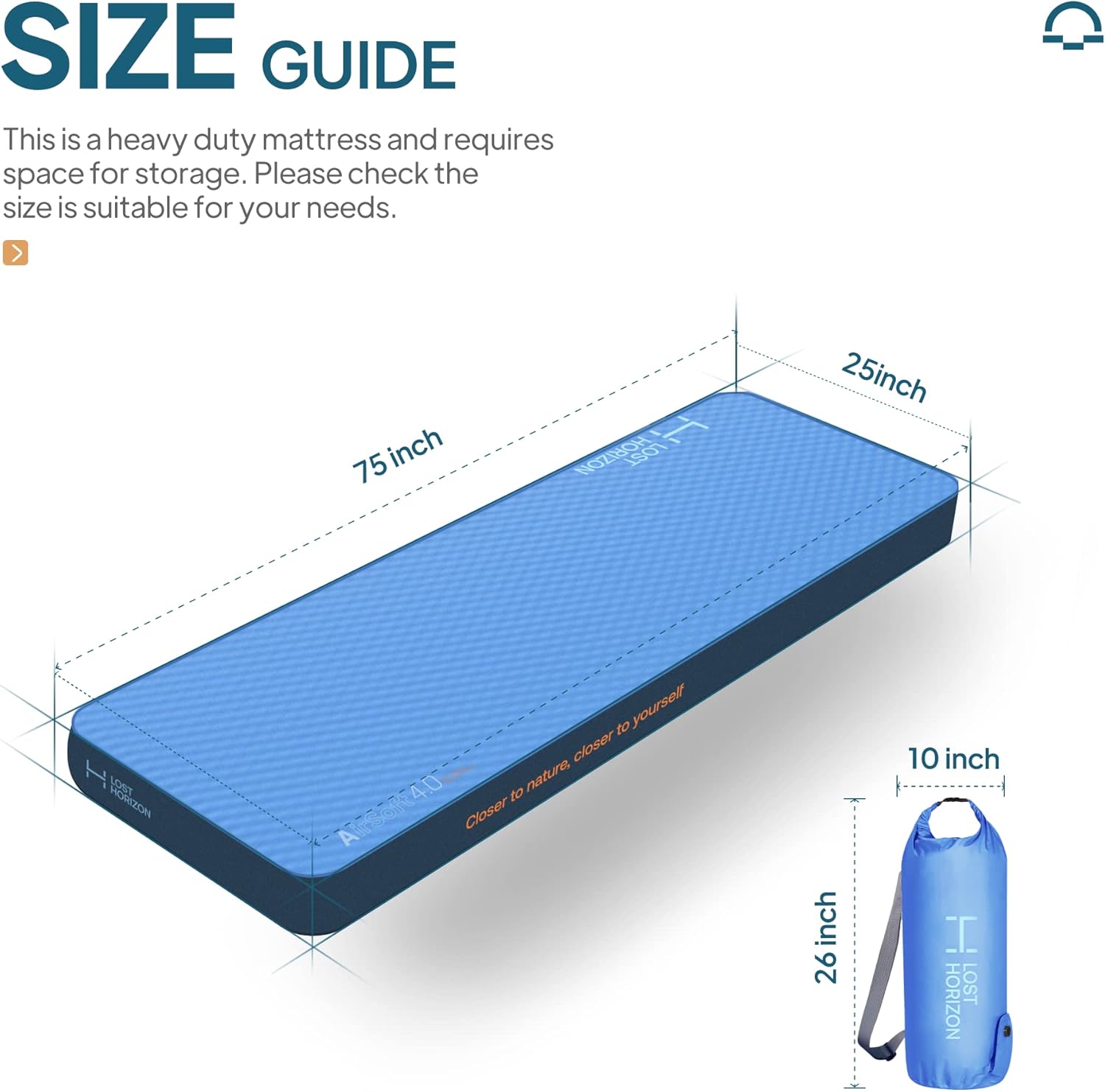 LOSTHORIZON Airsoft Camping Mattress Bundle with Portable Air Pump : Sports & Outdoors