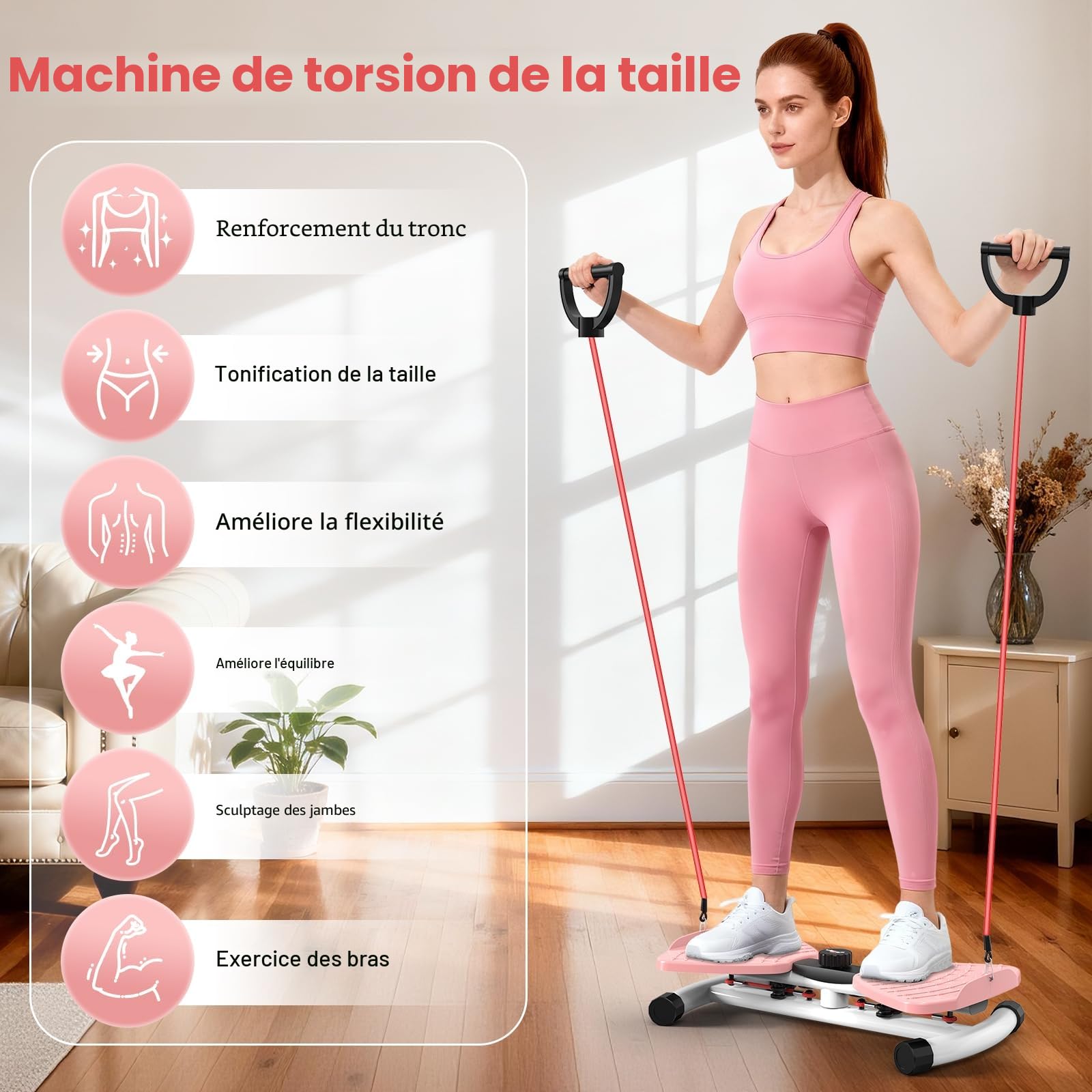 RELIFE REBUILD YOUR LIFE Planches de Torsion Twist Board Power Twister Plateforme d'Équilibre Disque Fitness à Domicile Exercice Abdominal Appareil d'entraînement les abdominaux Pour la Maison