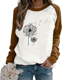 EYNMVR Jumper Tops for Women Drop Shoulder Crop Pullover Blouses Tops Crew Neck Workout Long Sleeve Jumpers Collar Zip Up Fall Tops