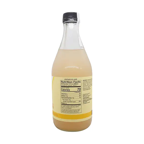 KeVita Organic Lemon Ginger Sparkling Probiotic Beverage, 40 Fl Oz 4