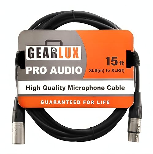 Miniatura 50 de Gearlux XLR cable para micrófono, varias