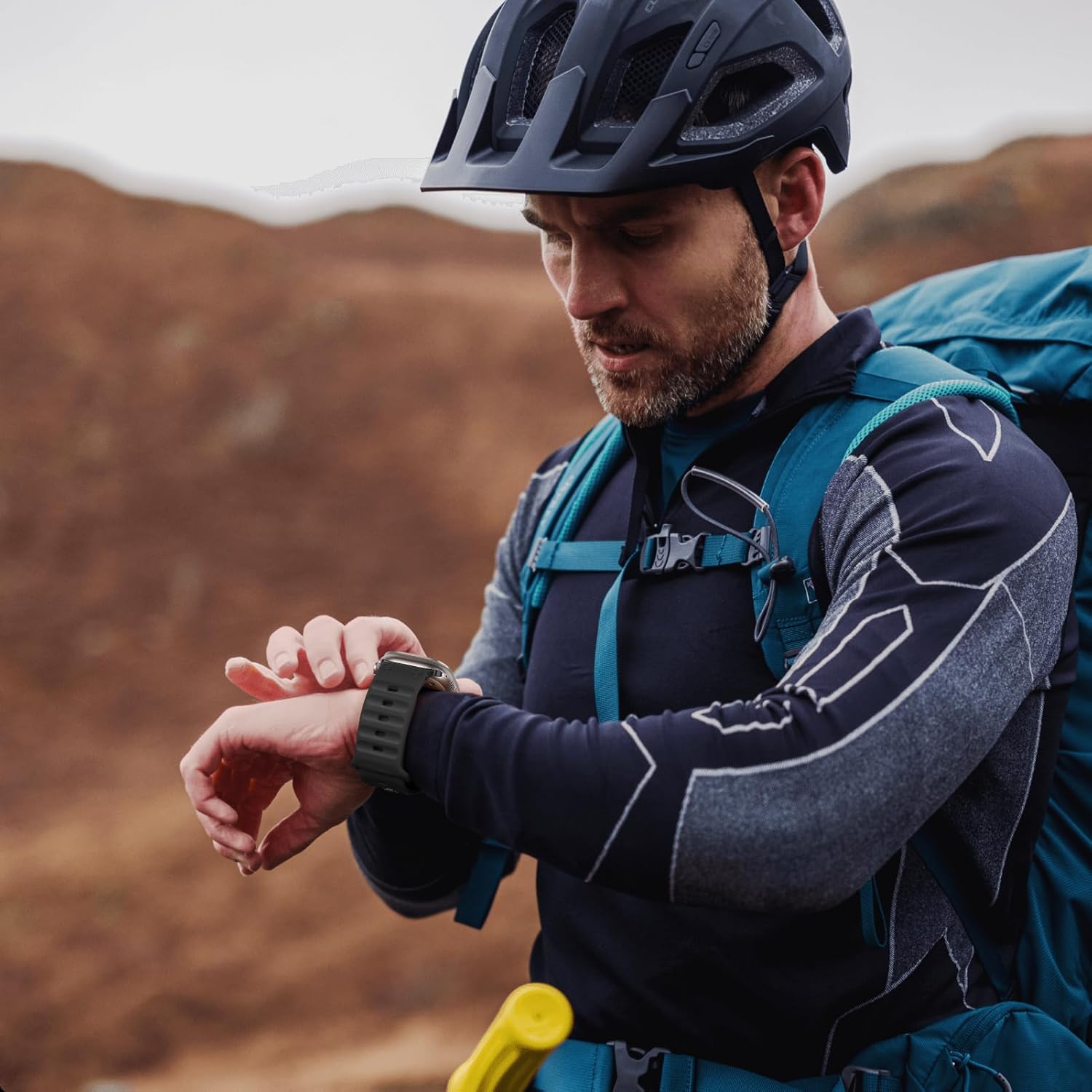 Sport Bands for Apple Watch Ultra 3 2 1 Band 49mm 46mm 45mm 44mm 42mm Women Men,Rugged Wide Silicone Waterproof Wristbands with Metal Adapter Strap for iWatch Series 11 10 9 8 7 6 5 4 SE 3 2,Ultra/3/2 - Image 9