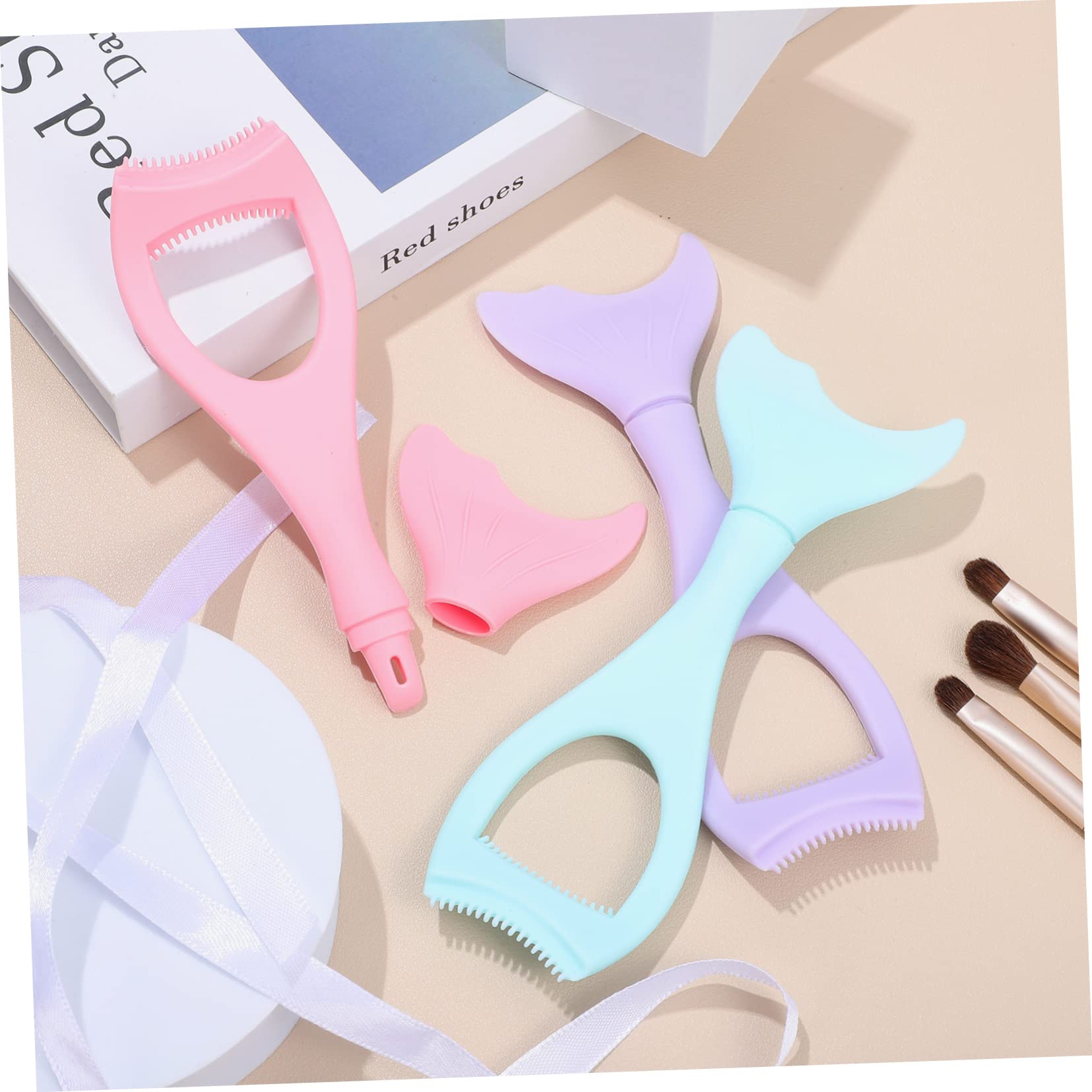 FRCOLOR 9pièces Outils De Pour Mascara Garde- Multifonction De Qualité Alimentaire Applicateur Et Peigne Pour Accessoire Maquillage Femme