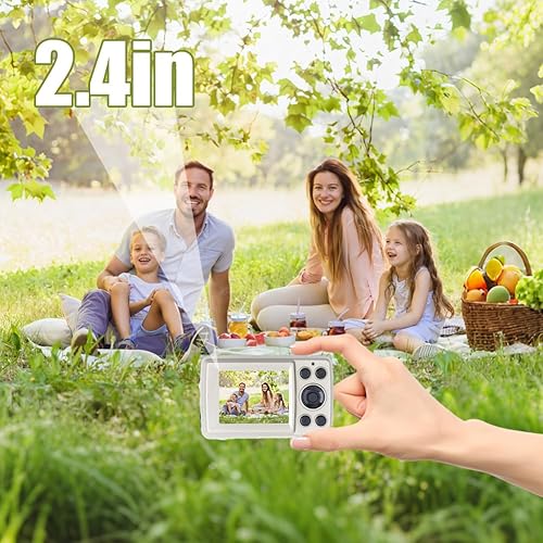 Vista 11 de Videocámara digital de alta definición 16X, cámara compacta de video 720P, pantalla de 2.4 pulgadas, videocámara digital con zoom para cintas VCR