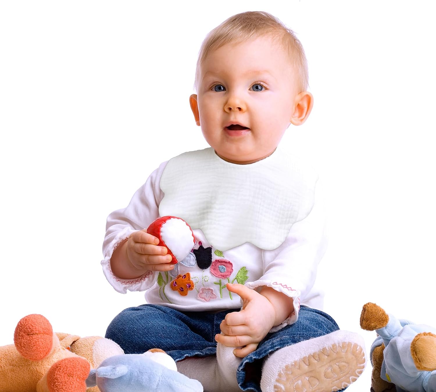 Baby Bibs Muslin Drool Teething Drooling Bibs for Baby Girl Boy Muslin Cotton - Image 3