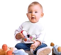 Vista 3 de Baberos de muselina para bebés, baberos para babero de dentición para bebé niña o niño de muselina de algodón